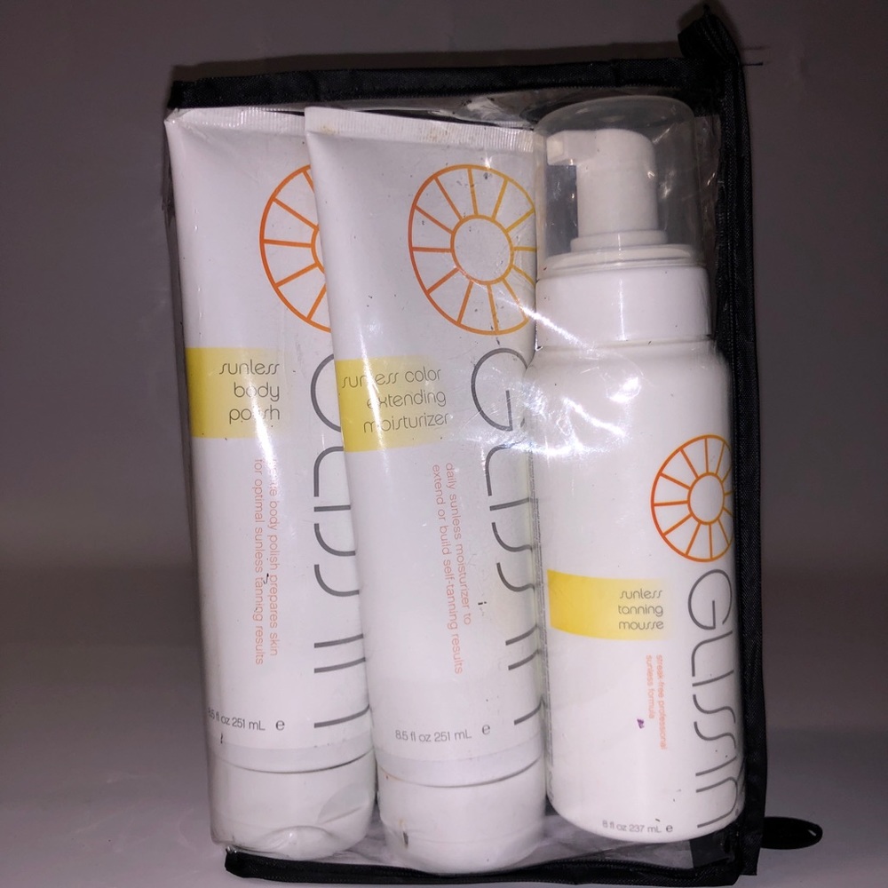 GLISSIN Sunless body polish color extending moisturizer sunless tanning lotion